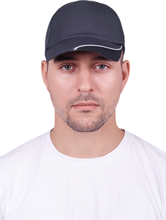 Бейсболка IFORM, т.серый-черный