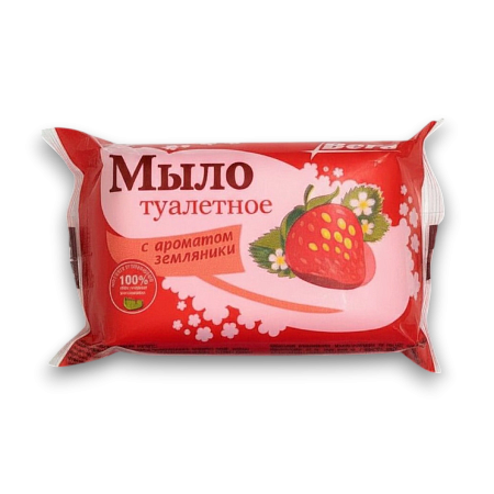 Мыло туалетное 100 г. в цветной упак.