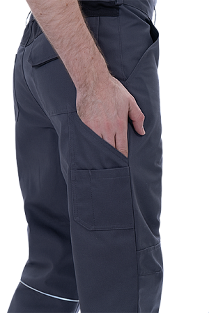 Брюки GT летние, серый-т.серый