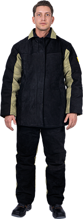 Костюм сварщика комбинированный спилок/брезент утепленный, 2.6
