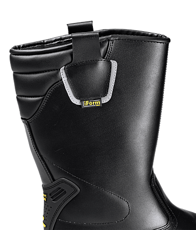 Сапоги iForm® ORIGINAL (ОРИДЖИНАЛ) с КП и КС шерс. мех кожаные ПУ/нитрил