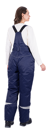 Костюм КМ-10 ЛЮКС зимний 3-4 класс, синий-василек, женский