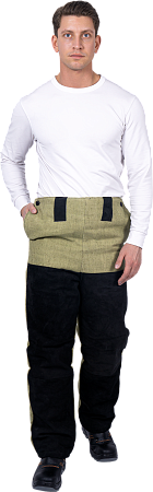 Костюм сварщика комбинированный спилок/брезент утепленный, 2.6