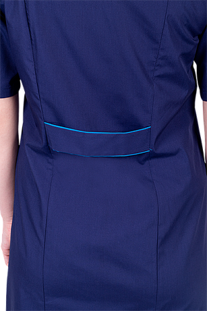 Халат ДИАНА, т/синий-голубой