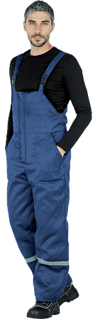 Полукомбинезон зимний, т/синий
