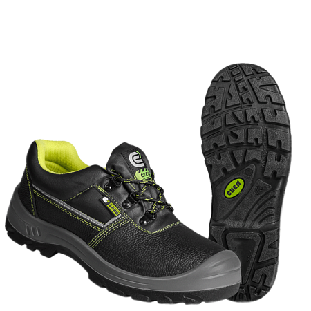 Полуботинки СПЕЦ® кожаные с МП на ПУ/ПУ