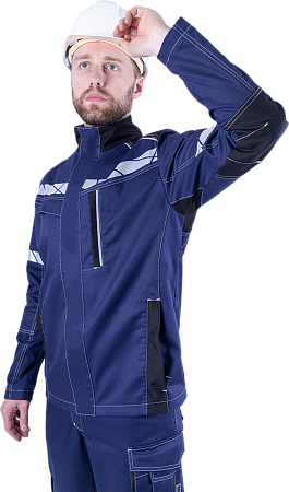 Куртка КОРПОРАЦИЯ летняя, синий-черный