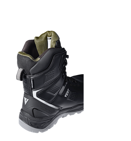 Ботинки VERT высокий берец с КП и КС кожаные ПУ/ТПУ