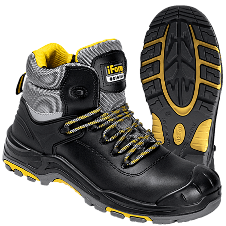 Ботинки iForm® ORIGINAL (ОРИДЖИНАЛ) с КП и КС кожаные ПУ/нитрил