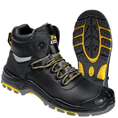 Ботинки iForm® ORIGINAL (ОРИДЖИНАЛ) с КП и КС шерст. мех кожаные ПУ/нитрил