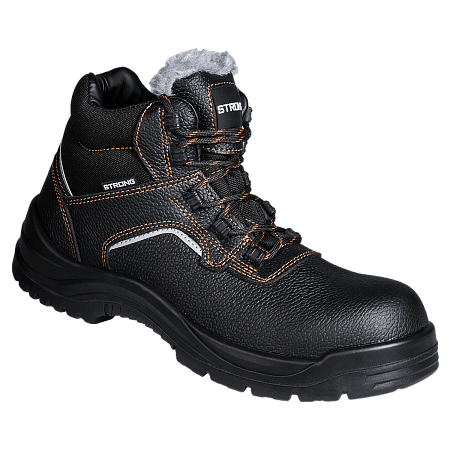 Ботинки STRONG (Стронг) с КП иск. мех кожаные ПУ/ПУ