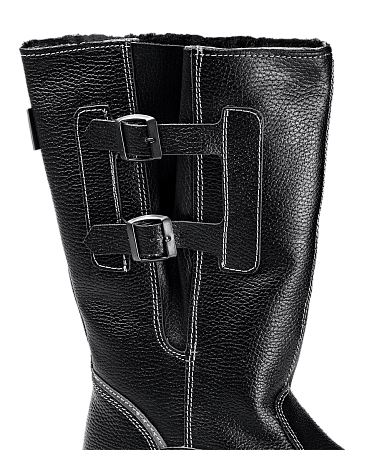 Сапоги TURBO высокие с КП и КС нат. мех хромовые ПУ/нитрил