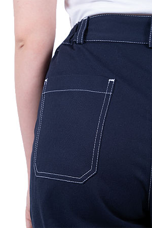 Костюм РАЦИОНАЛИЗАТОР летний, синий-василек, 100% х/б, женский (куртка, брюки)