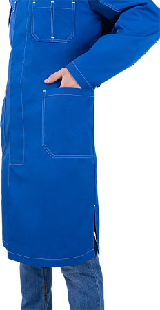 Халат ТУРБО SAFETY летний, василек-синий