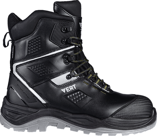 Ботинки VERT высокий берец с КП и КС нат.мех, кожаные ПУ/ТПУ