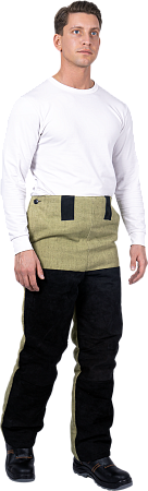 Костюм сварщика комбинированный спилок/брезент утепленный, 2.6