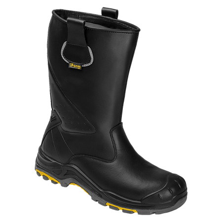 Сапоги iForm® ORIGINAL DIAMOND GRIP (ОРИДЖИНАЛ ДАЙМОНД ГРИП) с КП и КС нат. мех кожаные ПУ/нитрил