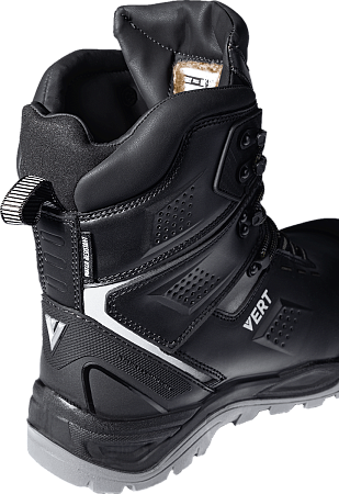 Ботинки VERT высокий берец с КП и КС нат.мех, кожаные ПУ/ТПУ