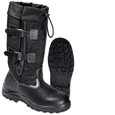 Сапоги TURBO "СЕВЕР" с КП и многосл. утепл. кожа/оксфорд ПУ/нитрил