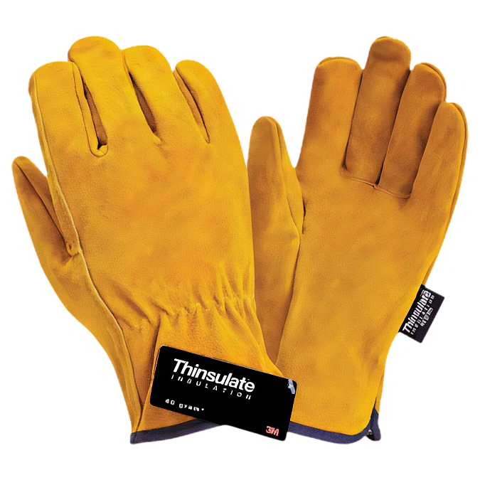Перчатки ДРАЙВЕР СТ, (0128 3М), спилок, Тинсулейт®
