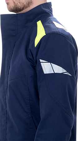 Куртка ACTIVE FLEX / АКТИВ ФЛЕКС, летняя, т.синий-флуоресцентный желтый