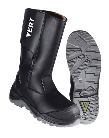 Сапоги VERT высокие с КП и КС нат. мех кожаные ПУ/ТПУ