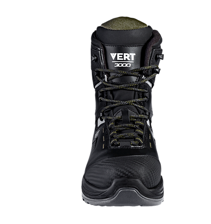 Ботинки VERT высокий берец с КП и КС кожаные ПУ/ТПУ
