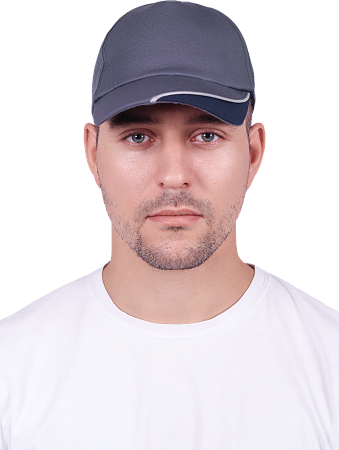 Бейсболка IFORM, серый-т.серый