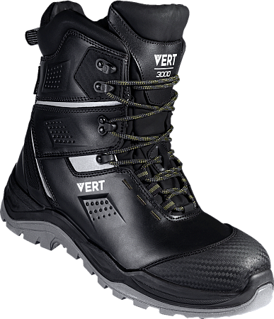 Ботинки VERT высокий берец с КП и КС нат.мех, кожаные ПУ/ТПУ