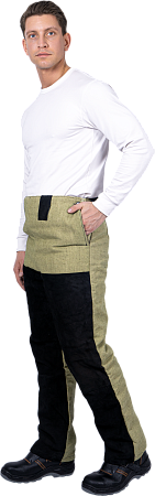 Костюм сварщика комбинированный спилок/брезент утепленный, 2.6