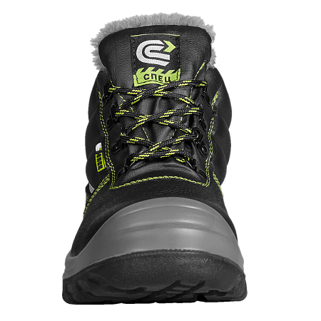 Ботинки СПЕЦ® кожаные иск. мех на ПУ/ПУ