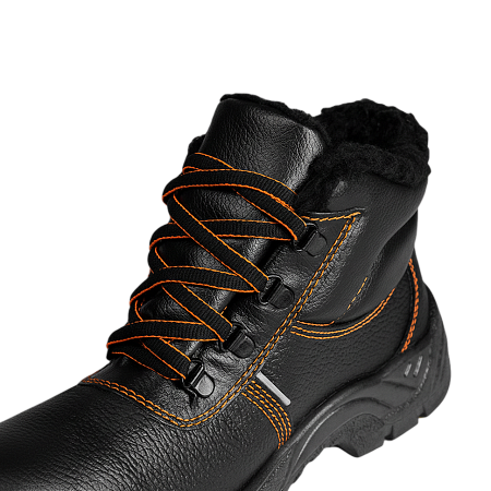 Ботинки МАСТЕР иск. мех кожаные ПУ