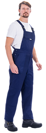 Костюм ТЕХНИК 2 летний, т/синий-серый (Куртка, полукомбинезон)